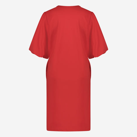 Ava Dress Technical Jersey | Red