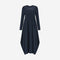 Isabel dress LS technical jersey | Blue