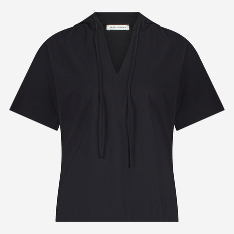 Evi blouse technical jersey | Black