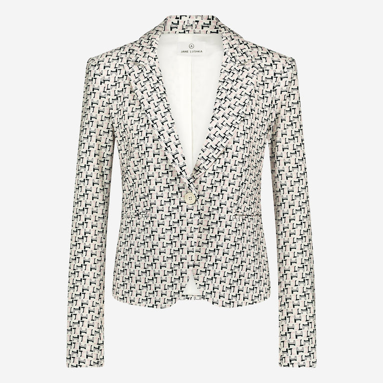 Elvira blazer technical jersey | Multi