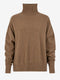 Cashmir wool polo pullover W1165 | Camel