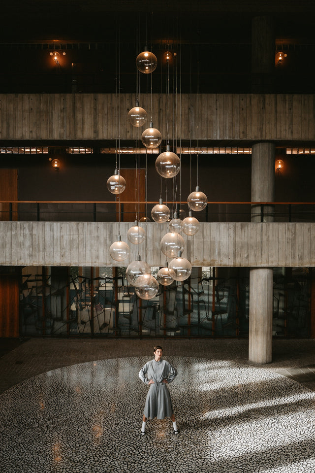 Mishele viscose skirt | Light grey