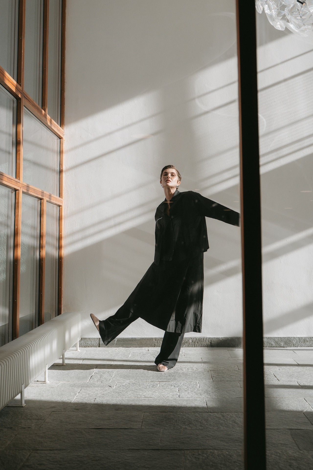 Alissa taffeta skirt | Black