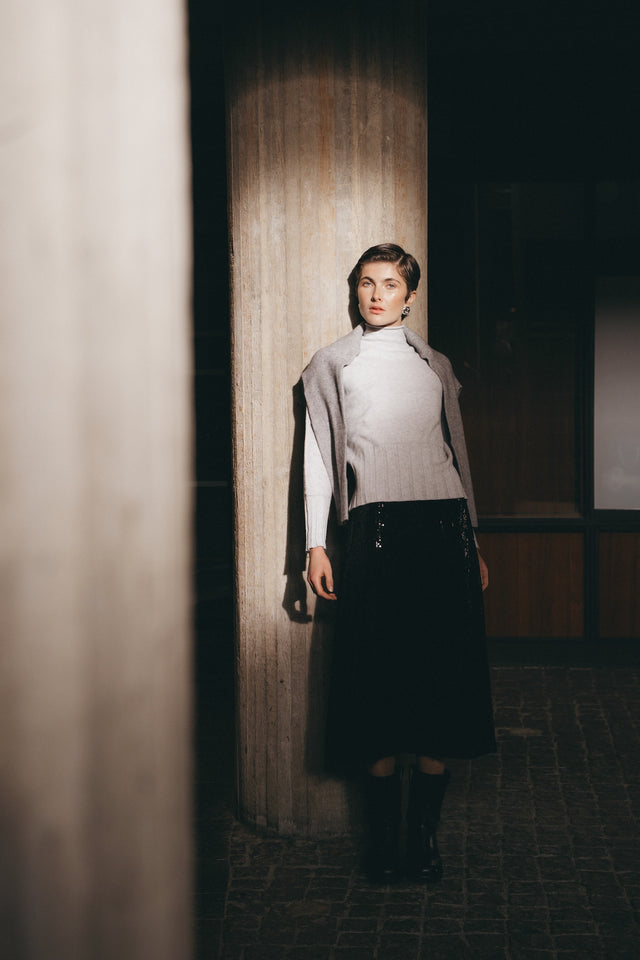 Pullover seamless25578 | Grey