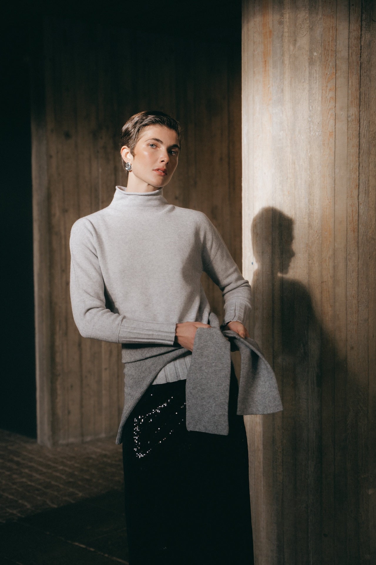 Pullover seamless25578 | Grey