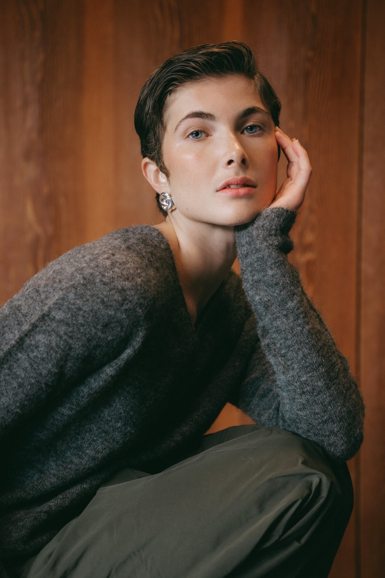 Pullover H24420 | Grey Melange