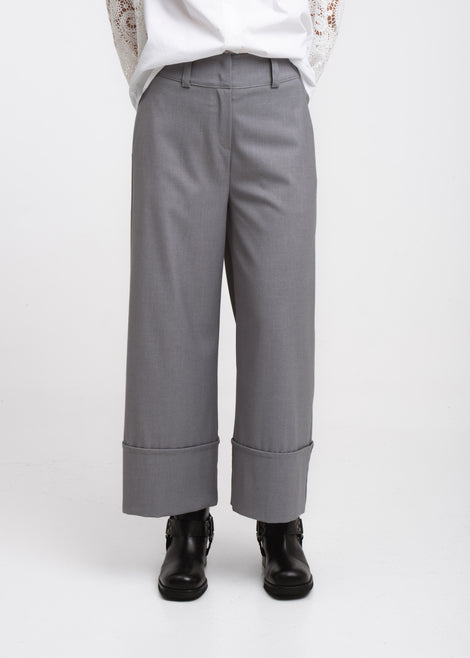 Sirmione viscose flair pants | Grigio