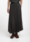 Rapanui light flannel long skirt | Dark Grey