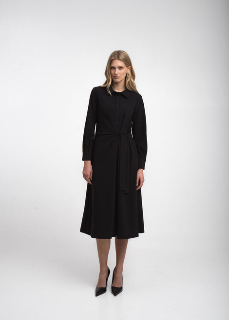 Trydi dress technical jersey | Black