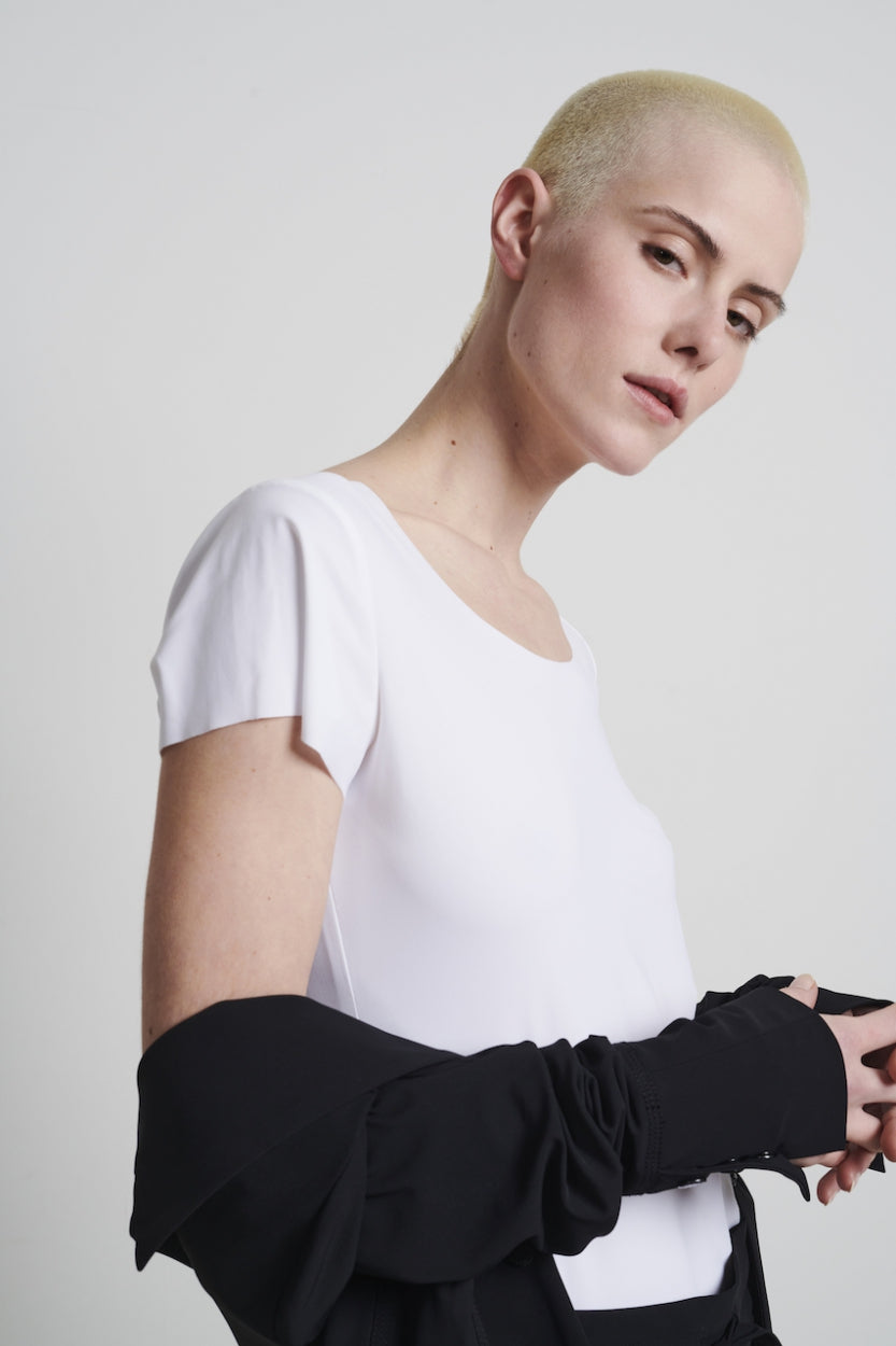 T shirt Sara easy wear Technical Jersey | White