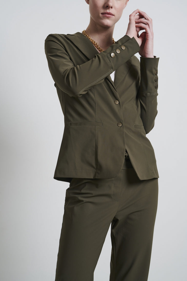 Blazer Roma Easy Wear Technical Jersey | Army