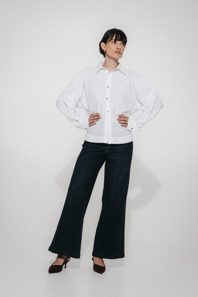 Dramak palazzo jeans | Dark Blue