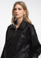 Pola eco leather bomber jacket | Black