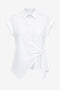 Aston blouse technical jersey | White