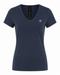 T shirt V Neck Easy Wear Organic Cotton | Blue
