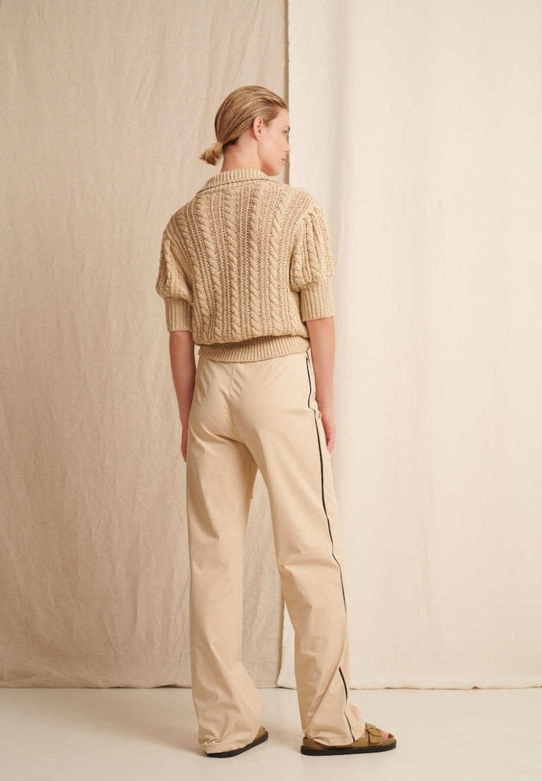 Emine Pants Technical Jersey | Beige