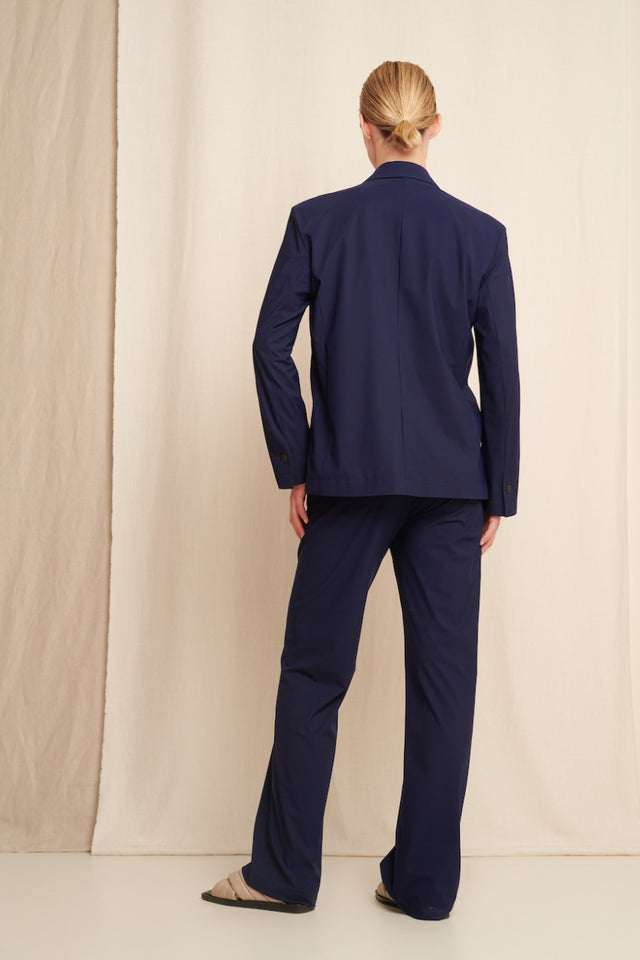 Valeta Blazer Technical Jersey | Indigo