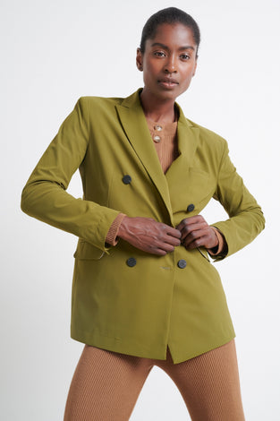 Sydney Blazer Technical Jersey | Oliva green