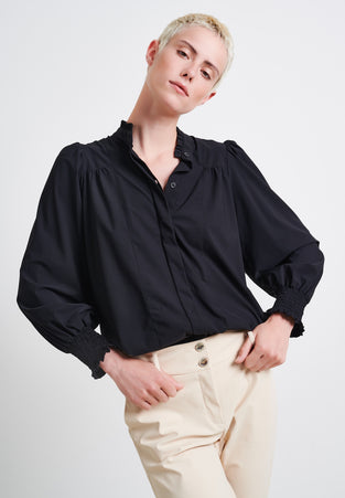 Oliver Blouse Technical Jersey | Black