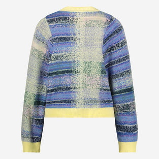 Pullover Pixel Organic Cotton | Multi Blue