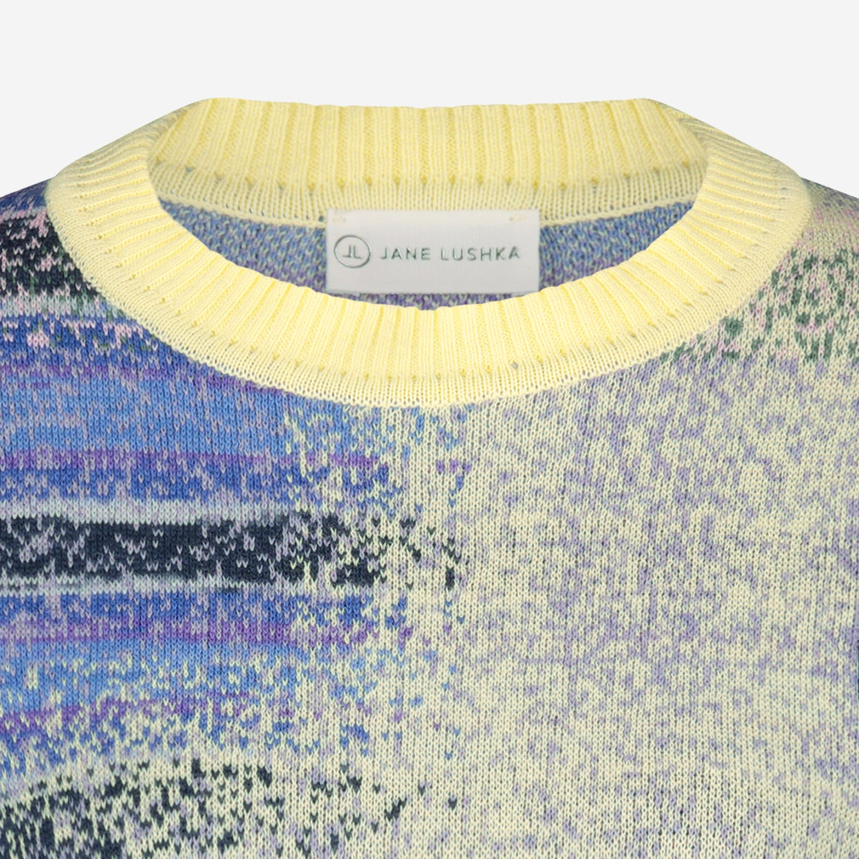 Pullover Pixel Organic Cotton | Multi Blue