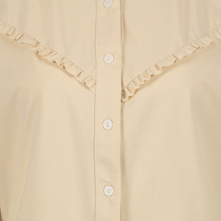 Dela Blouse Technical Jersey | Beige