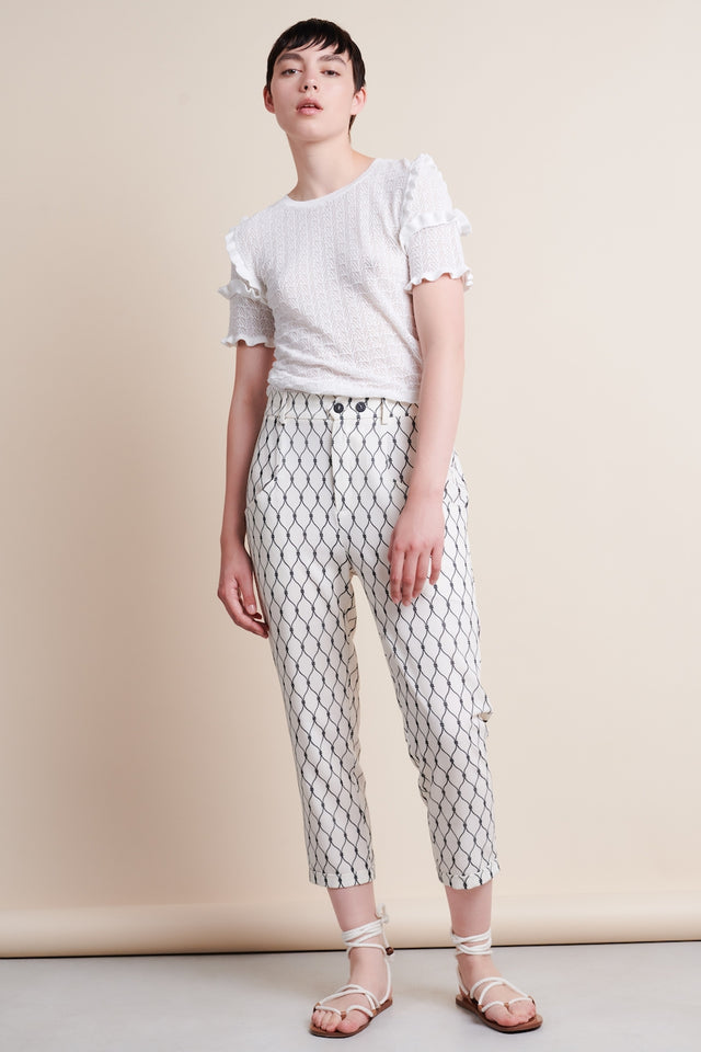 Top Zaza Organic Cotton | White