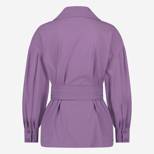 Marina Blazer Kimono Technical Jersey | Purple