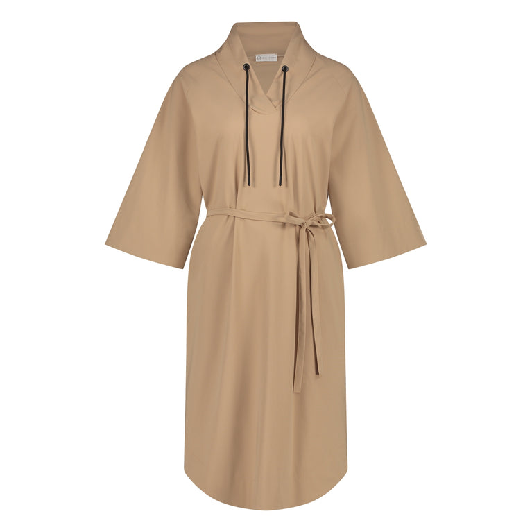 Silva Dress Technical Jersey | Beige